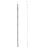 ezüst horganyzott acél drótkerítés póznákkal 25 x 1,25 m