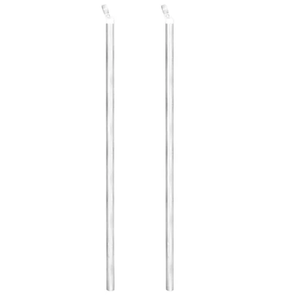 ezüst horganyzott acél drótkerítés póznákkal 25 x 1,25 m