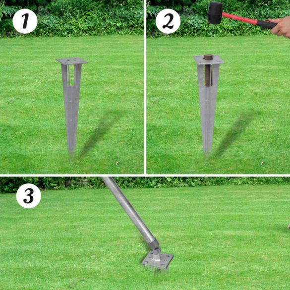 horganyzott acél drótkerítés horgony tüskékkel 25 x 1,25 m