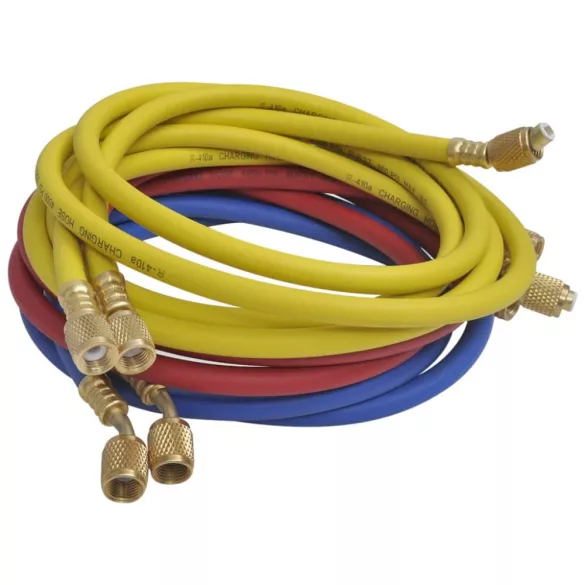 4-utas manométer készlet szerszámkészletben