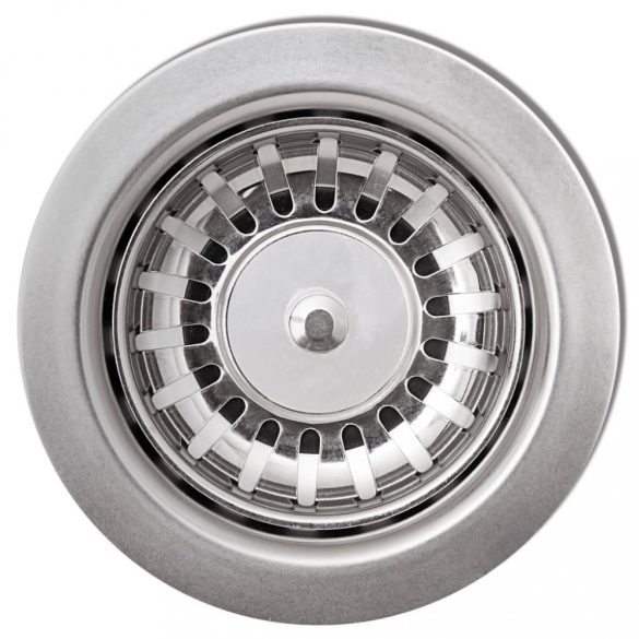 teletetős egymedencés fekete gránit mosogatótálca