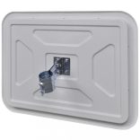 Téglalap alakú konvex közlekedési tükör fényvisszaverőkkel 60 x 80 cm