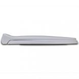 fehér ovális WC-ülőke lassan csukódó fedéllel