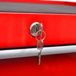 Szerszámkocsi 5 fiókkal piros