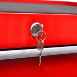 7 fiókos piros munka szerszámkocsi