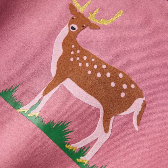 Málna színű gyerekpulóver 92