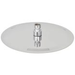 Rozsdamentes acél zuhanyrózsa 25 cm kerek