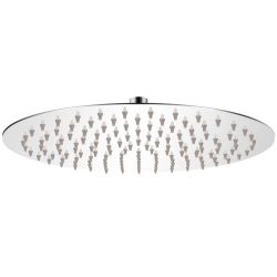 Rozsdamentes acél zuhanyrózsa 30 cm kerek