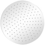 Rozsdamentes acél zuhanyrózsa 30 cm kerek