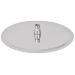 Rozsdamentes acél zuhanyrózsa 30 cm kerek