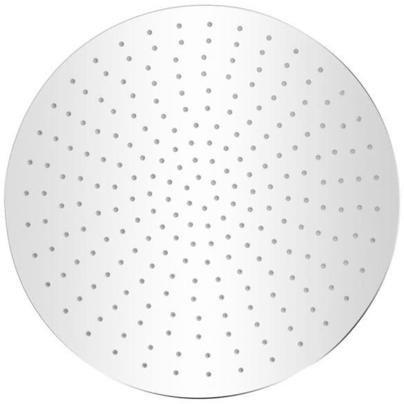 Rozsdamentes acél zuhanyrózsa 40 cm kerek