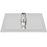 Rozsdamentes acél zuhanyrózsa 20x20 cm négyszögletes