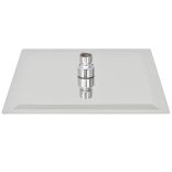 Rozsdamentes acél zuhanyrózsa 25x25 cm négyszögletes