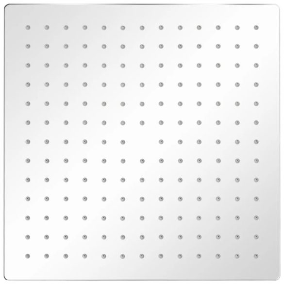 Rozsdamentes acél zuhanyrózsa 30x30 cm négyszögletes