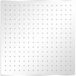 Rozsdamentes acél zuhanyrózsa 40x40 cm négyszögletes