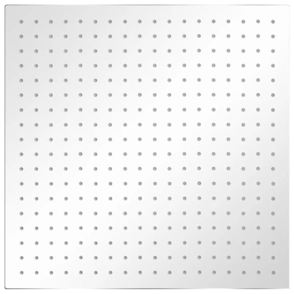 Rozsdamentes acél zuhanyrózsa 50x50 cm négyszögletes