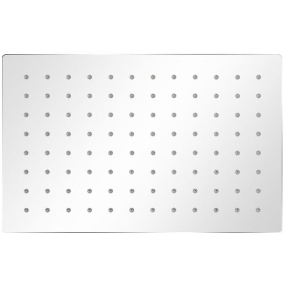 Rozsdamentes acél zuhanyrózsa 20x30 cm téglalap alakú