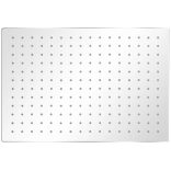 Rozsdamentes acél zuhanyrózsa 30x40 cm téglalap alakú