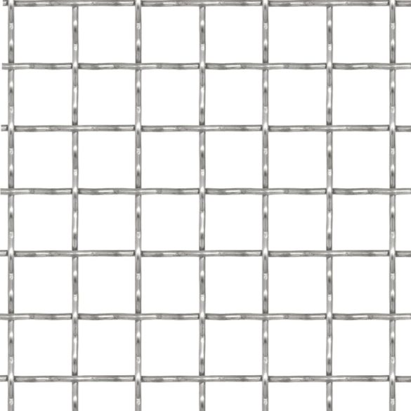 krimpelt rozsdamentes acél kerti drótkerítés 100x85cm 31x31x3mm