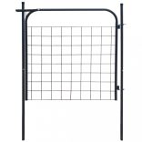 antracit színű kerti kerítéskapu 100 x 100 cm