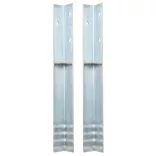 L-alakú földi horgony galvanizált acélból 5 x 5 x 50 cm