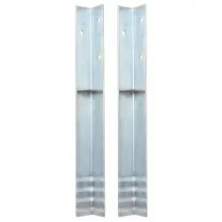 L-alakú földi horgony galvanizált acélból 5 x 5 x 50 cm