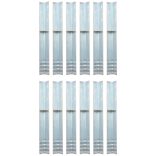 12 db L-alakú földi horganyzott acélból 5 x 5 x 50 cm