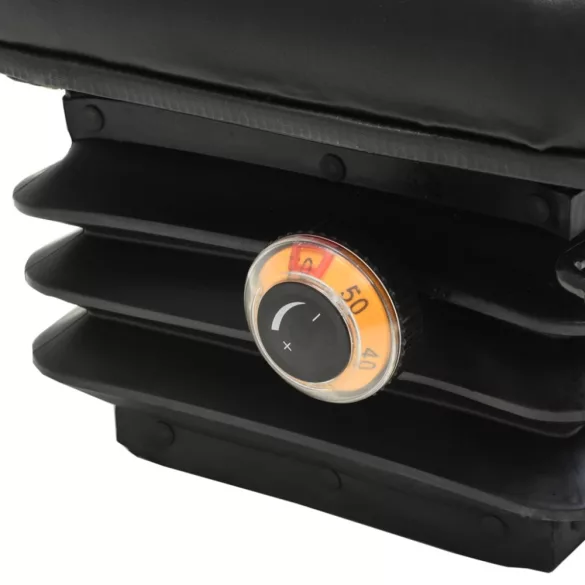 targonca és traktorülés felfüggesztéssel, állítható háttámlával