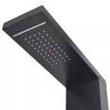 alumínium zuhanypanel matt fekete