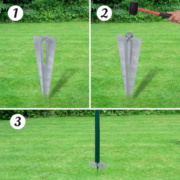 Euro Fence zöld acélkerítés 25 x 1 m