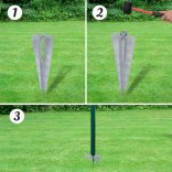 Euro Fence zöld acélkerítés 25 x 1,2 m