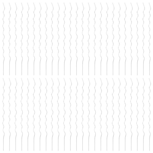 50 db spirál alakú horganyzott acél növény támaszték 170 cm