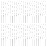 50 db spirál alakú horganyzott acél növény támaszték 110 cm