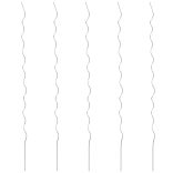 5 db spirál alakú horganyzott acél növény támaszték 110 cm