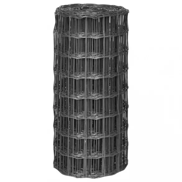 Euro Fence szürke acélkerítés 10 x 0,8 m