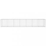 horganyzott acél gabion fal fedéllel 600 x 50 x 100 cm