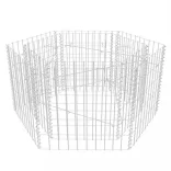 hatszögletű gabion magaságyás 100 x 90 x 50 cm