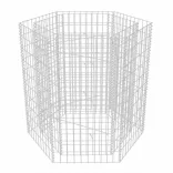 hatszögletű gabion magaságyás 100 x 90 x 100 cm
