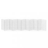 horganyzott acél gabion kosár 300 x 30 x 100 cm