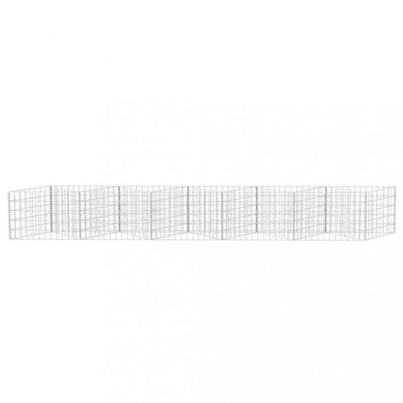 horganyzott acél gabion kosár 300 x 30 x 50 cm