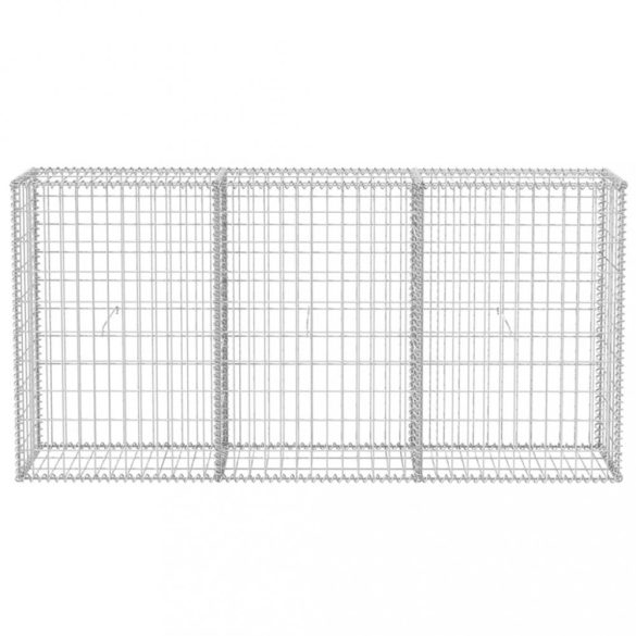 horganyzott acél gabion kosár 200 x 30 x 100 cm