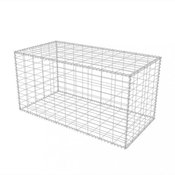horganyzott acél gabion kosár 100 x 50 x 50 cm