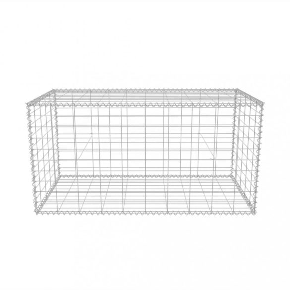 horganyzott acél gabion kosár 100 x 50 x 50 cm