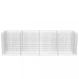 acél gabion magaságyás 360 x 90 x 100 cm