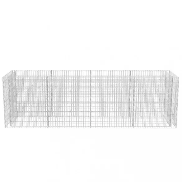 acél gabion magaságyás 360 x 90 x 100 cm