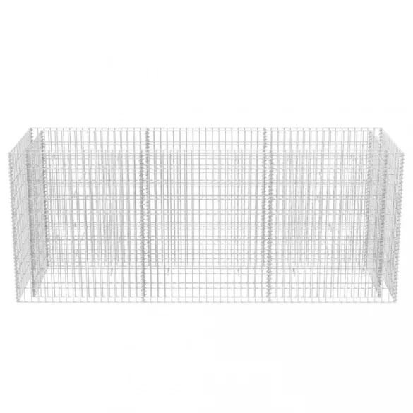 acél gabion magaságyás 270 x 90 x 100 cm
