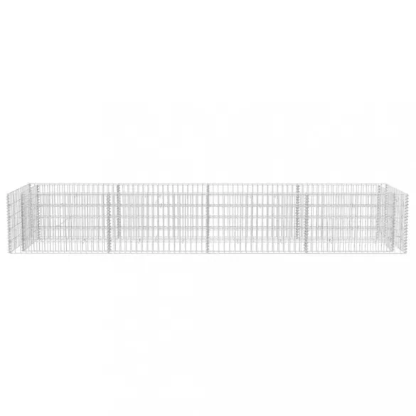 acél gabion magaságyás 360 x 90 x 50 cm