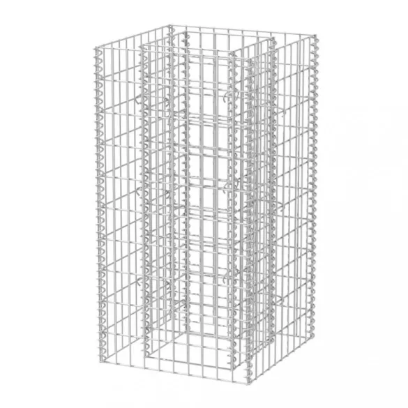 acél gabion magaságyás 50 x 50 x 100 cm