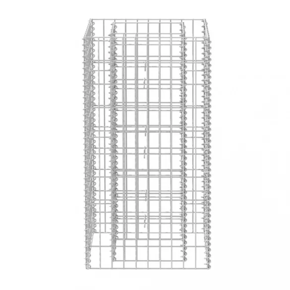 acél gabion magaságyás 50 x 50 x 100 cm