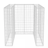 acél gabion 1 db gurulós kukához 110 x 100 x 120 cm